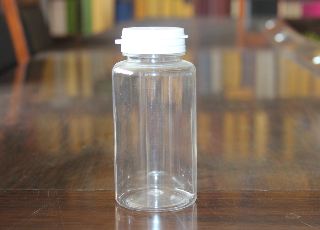 200cc透明瓶白色撕拉蓋 高度115mm  直徑54mm